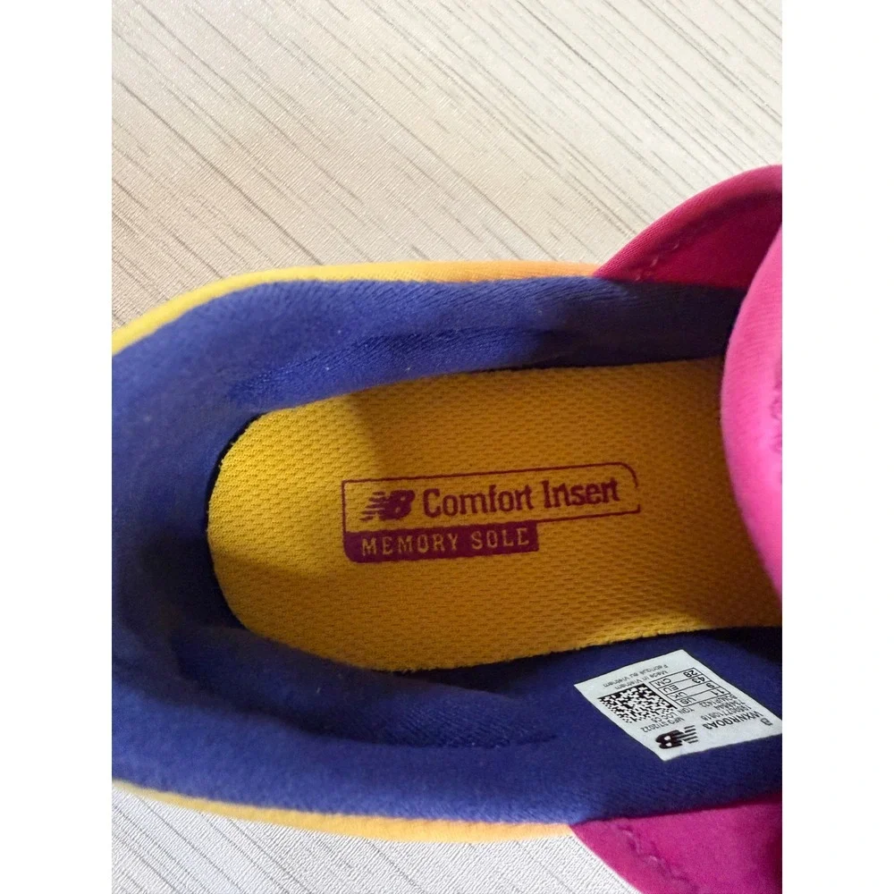 New Balance Women's 11 Nergize Sport Navy Pink Yellow Training Shoes WXNRGOA3